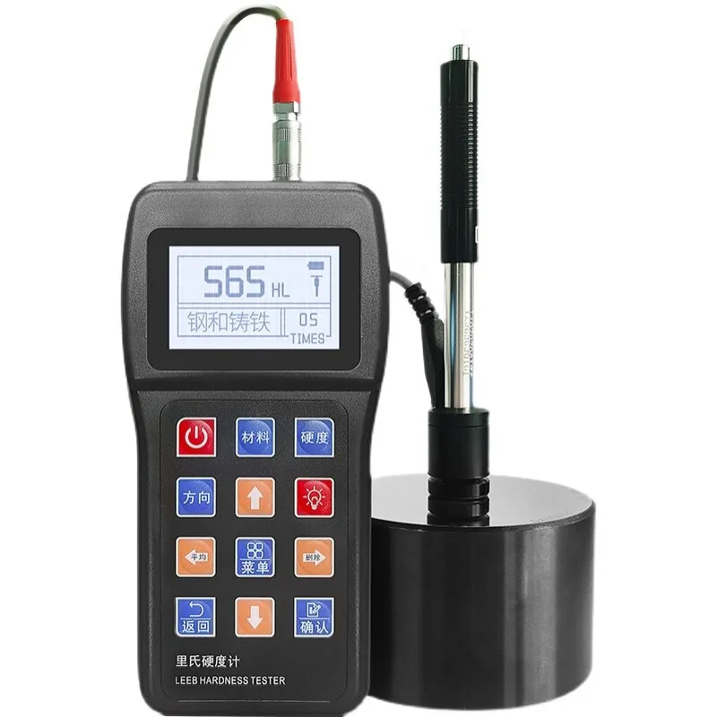 TH110Portable Digital LCD Monitor Handheld Hardness Tester Metal and Steel Rebound Hardness Tester