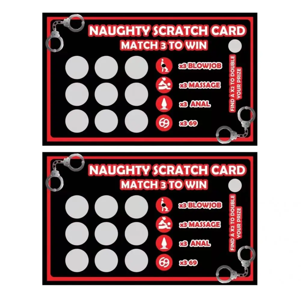 2 Sheets Sex Scratch Card  Convenient Inspirational Body Language Sexy Position Card  Paper Bed Games Card