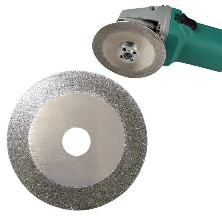 Saw Blade Cutting DISC Glass Cutting Disc Diamond High Manganese Steel For 100 Type Angle Grinder Silver Color