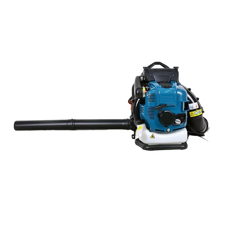 EB-BX7600 75.6cc 4-Stroke Backpack Leaf Blower,2.8KW High Velocity Air Blower for Garden Leaf Clearing,Snow