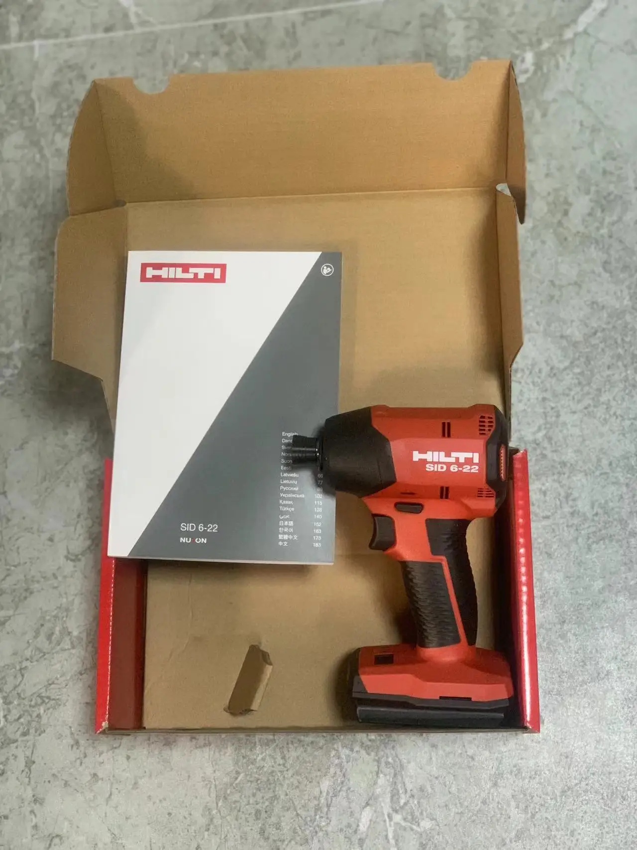 New Hilti Nuron SID 6-22 Cordless Impact Driver-BARE TOOL ONLY