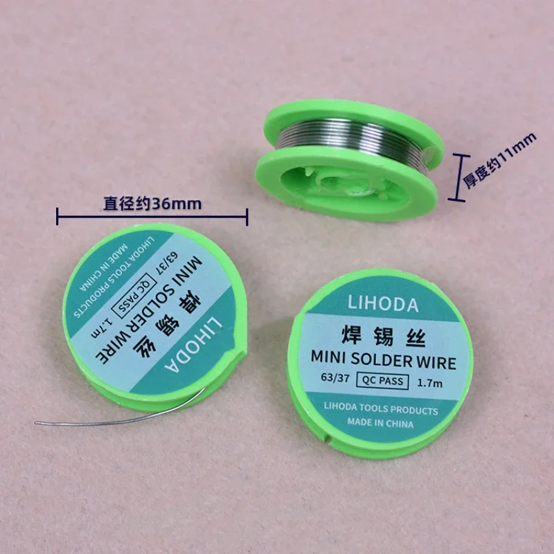 1PCS NEW 0.8mm 63/37 FLUX 2.0% 45FT Tin Lead Tin Wire Rosin Core Solder Soldering Wire Roll No-clean Welding Wires