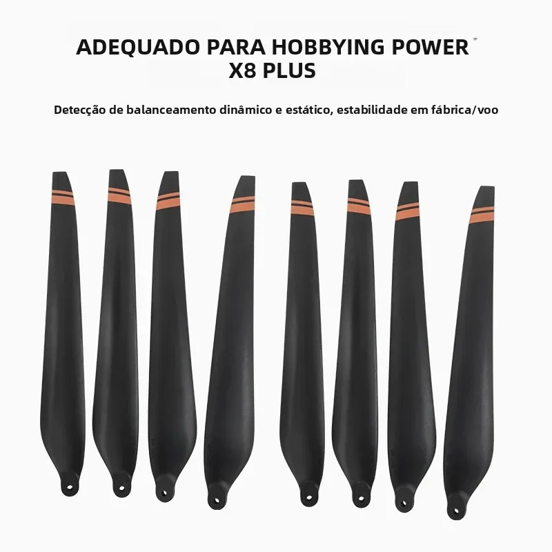 Eachine Hélices de Carbono 30" Hobbywing X8 Plus – 30 polegadas