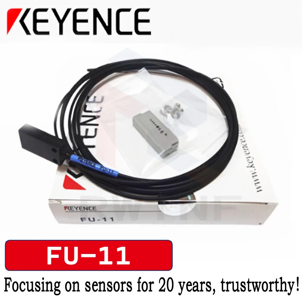 New original KEYENCE FU-11 Wide area high precision fiber optic sensor, 100% original warehouse stock, quality assurance for 2 y