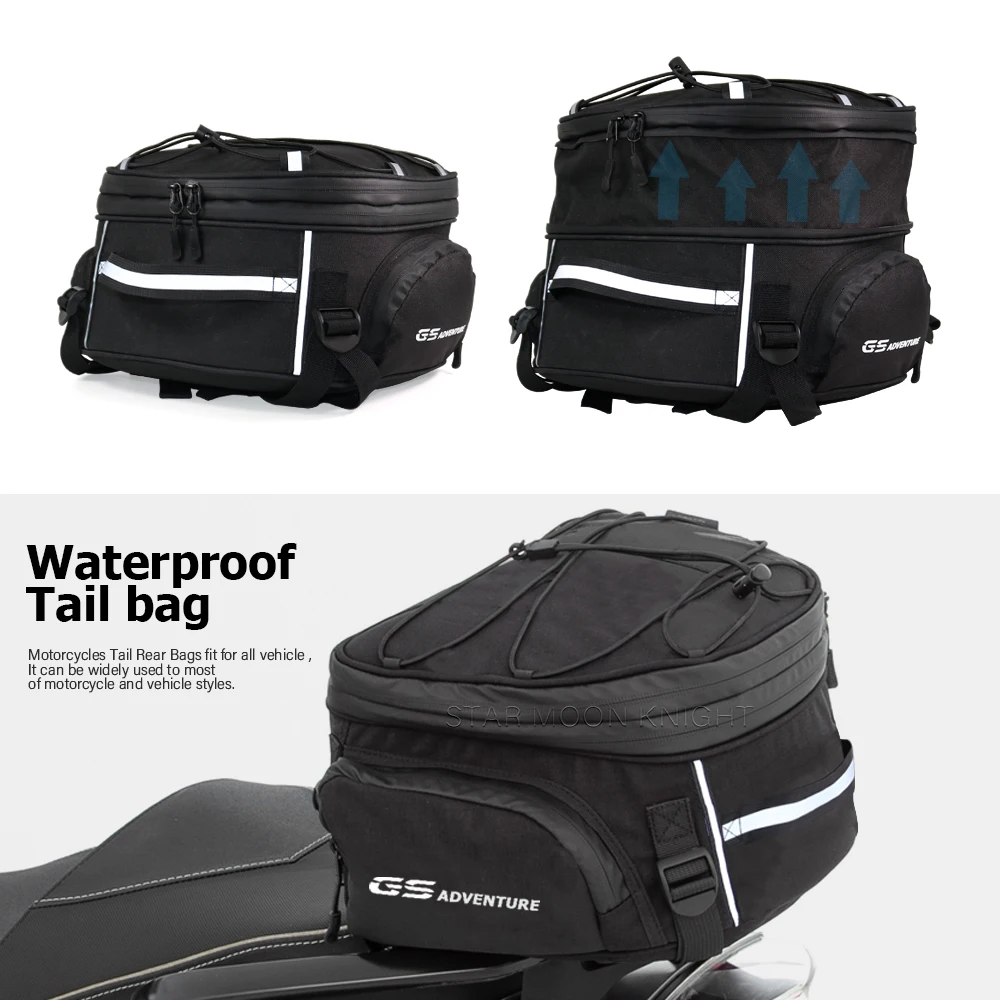 

Motorcycles Tail Bag Luggage Back Seat Large Capacity Waterproof Bag For BMW R 1250 1200 GS R1250GS R1200GS LC ADV F850GS F750GS