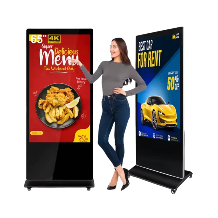 

Оптовая продажа 32-86-дюймовый внутренний вертикальный сенсорный киоск Тотем Android ЖК-дисплей с цифровыми вывесками и рекламными экранами