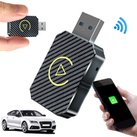 Wireless Carplay Android Auto Adapter 2 in 1 Mini Box Plug&Play Wireless Dongle BT WiFi for Wired CarPlay/Andriod Auto Cars