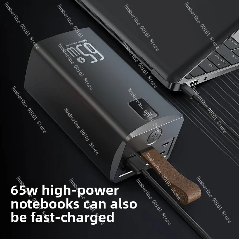 PD 65W Fast Charging Power Bank, 60000mAh High Capacity Portable Mobile Power Supply, Universal Charger