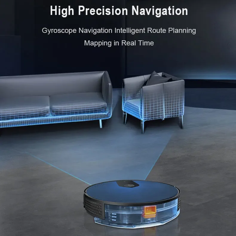 High quality robot vacuum cleaner mopping cleaning Alexa Google wifi wet and dry house cleaning robotic vaccum cleaner