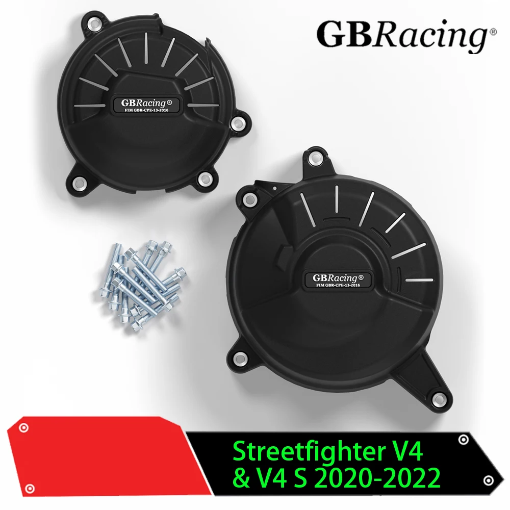 

Original GBRacing For Streetfighter V4 & V4 S 2020-2022 V4S Streetfighter Alternator Cover V4S Streetfighter Clutch Cover