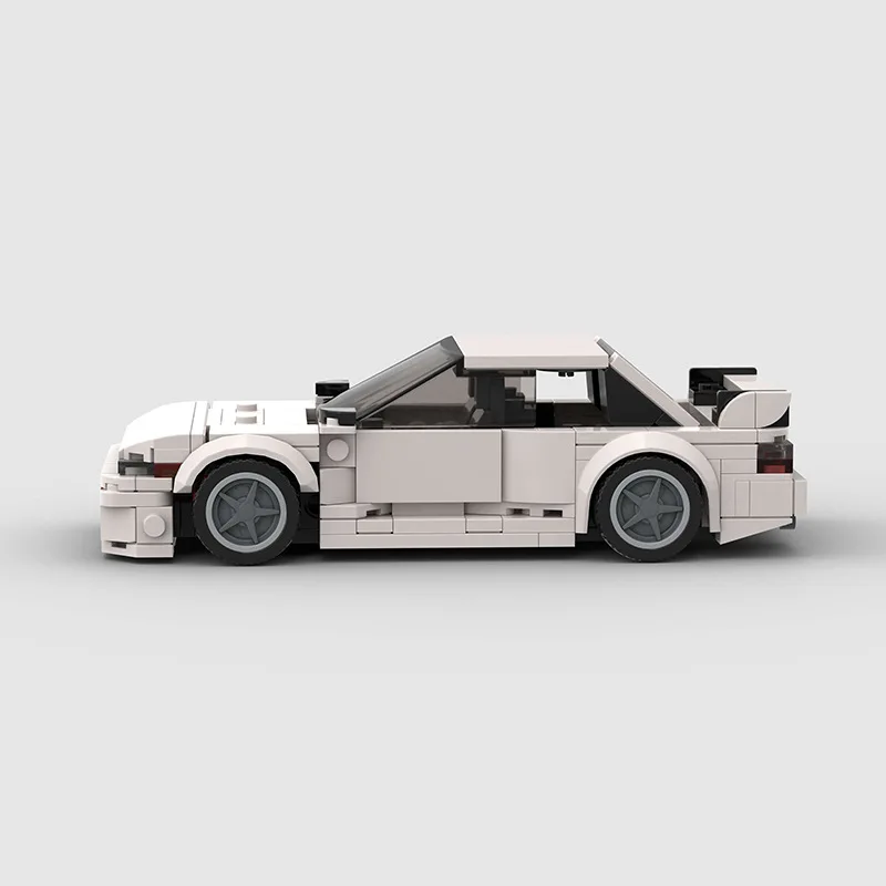 Compatible LEGO small pellet hot sale moc city vehicle racing model puzzle children's building block toy S13