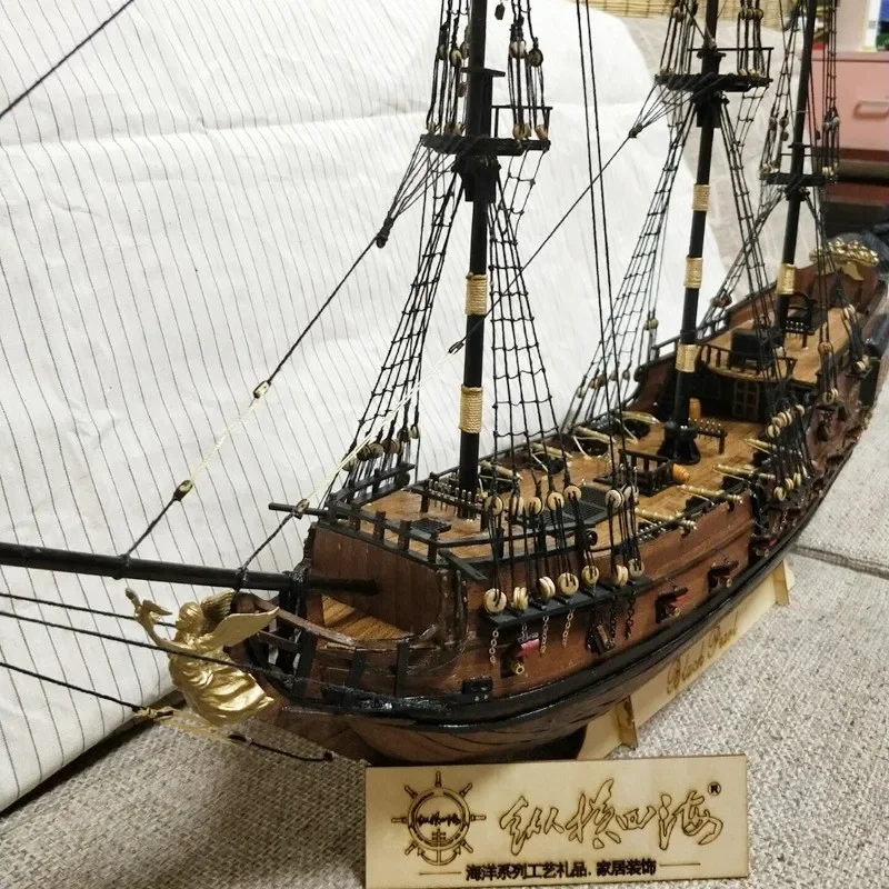 2019 Black Pearl Scene Version Wooden Sailing Model Assembly Kit DIY Model Toy Gift Collection