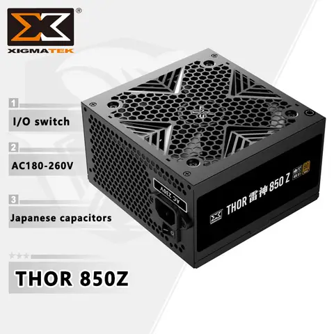 XIGMATEK THOR 850W 750W 650W 80PLUS bronce PC fuente de alimentación PSU 12cm ventilador AC180-260V ATX PCI-E5.1 fuente de alimentación de computadora de escritorio