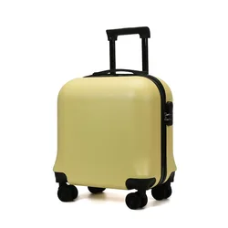 Children's Suitcase 18 inch Boys and Girls Trolley Case Gift Rolling Luggage for Kids Boarding Carry-Ons Travel Bag Suitcases