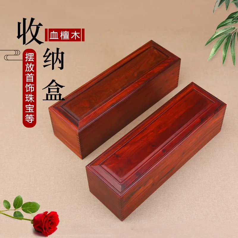 High End Rosewood Calligraphy and Painting Brocade Box, Chinese Painting Scroll Collection Box, Scripture Storage Box