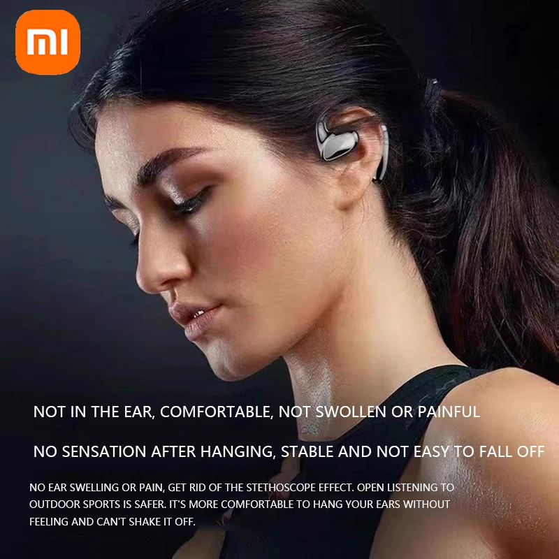 Xiaomi S900 TWS Wireless Headphones Bluetooth Headset Bone Conduction Open Ear Hanging Sports Earbuds Noise Reduction Earphones