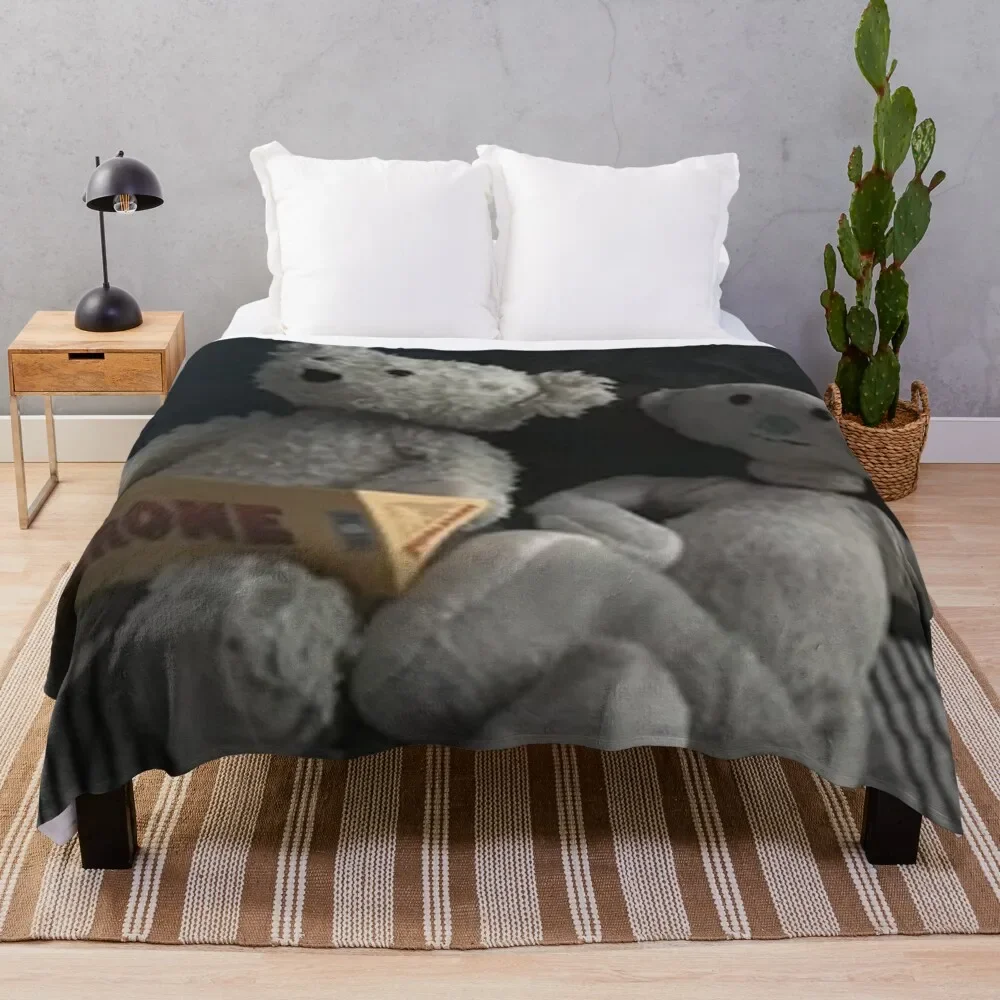 

Bear Alpha Bear and Sam Throw Blanket Cozy Microfiber Throw Blanket for Home Bedroom
