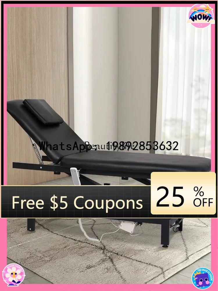 AB  02Electric Lifting Massage Bed Multi-Functional Bone Setting Massage Couch for Traditional Chinese Medicine Physiotherapy