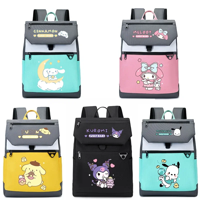 Kawaii kuromi große Kapazität wasserdichten Rucksack Cinna morol quadratische Tasche Anime Cosplay Tasche Reisetasche Schüler Mädchen Geschenk