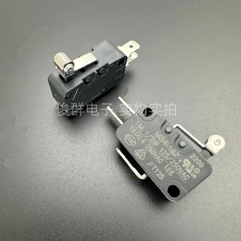 5PCS/ 16Z large micro switch 3 foot stroke limit detection reset button touch 16A with roller