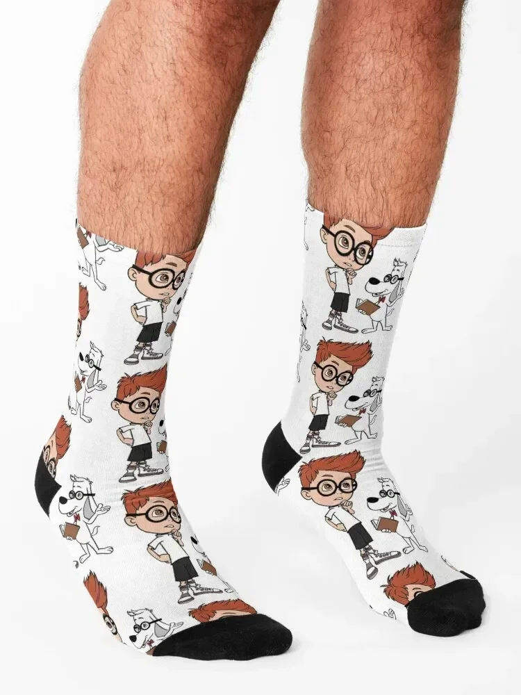 mr peabody and sherman, Socks gym designer brand football snow Male Socks Women's
