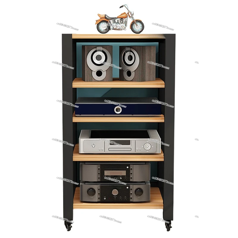 Adjustable power amplifier rack audio and video equipment cabinet living room home theater lifting audio power amplifier  stand