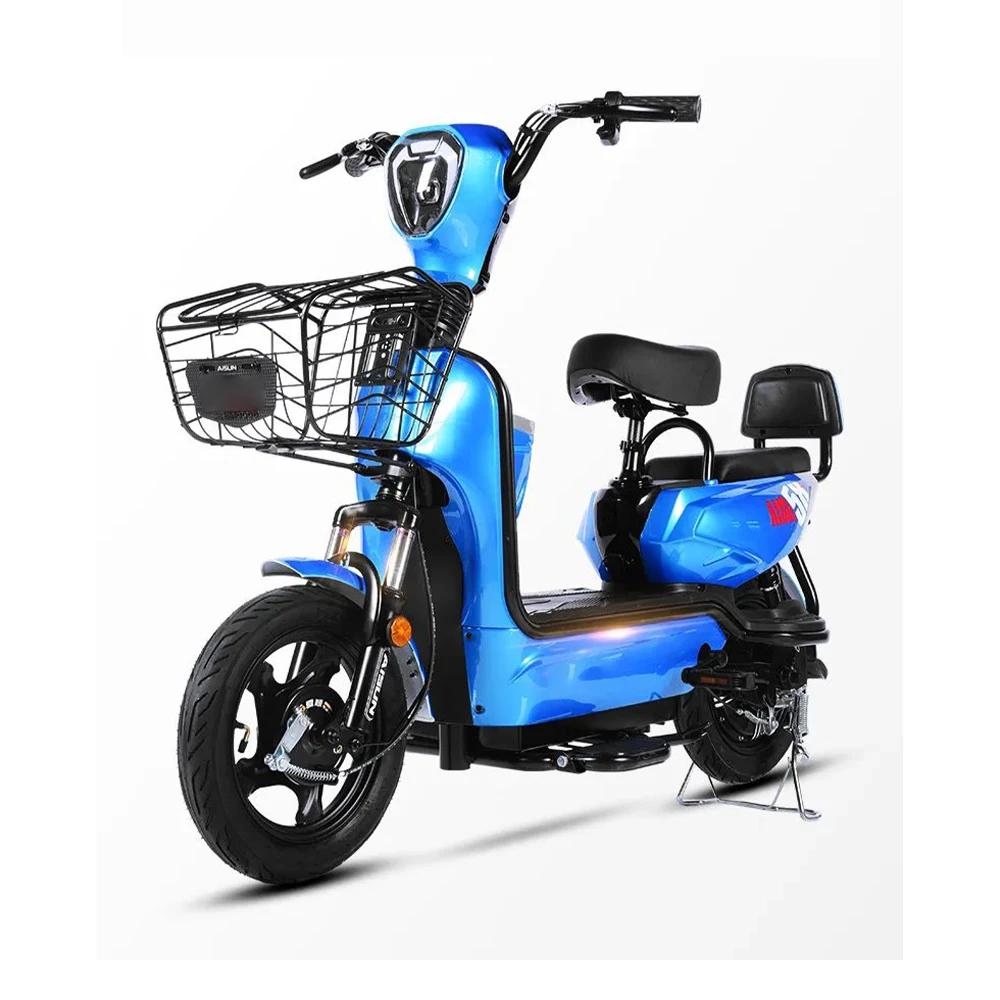 350W 48V Electric Bicycle Scooter Family Use Ebike Electric City Bike Cycle for Adults Electric Motorcycle Scooter Powerful
