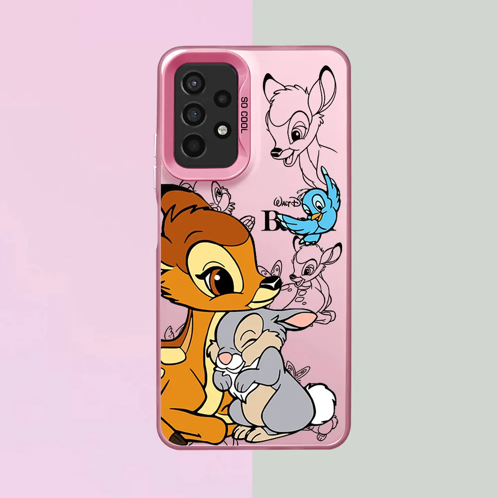 Soft Phone Case for Samsung Galaxy A12 A11 A34 A54 A32 A33 A53 A52 A13 A22 A23 A24 A15 A73 A14 A72 Disney Bambi Cute Cover