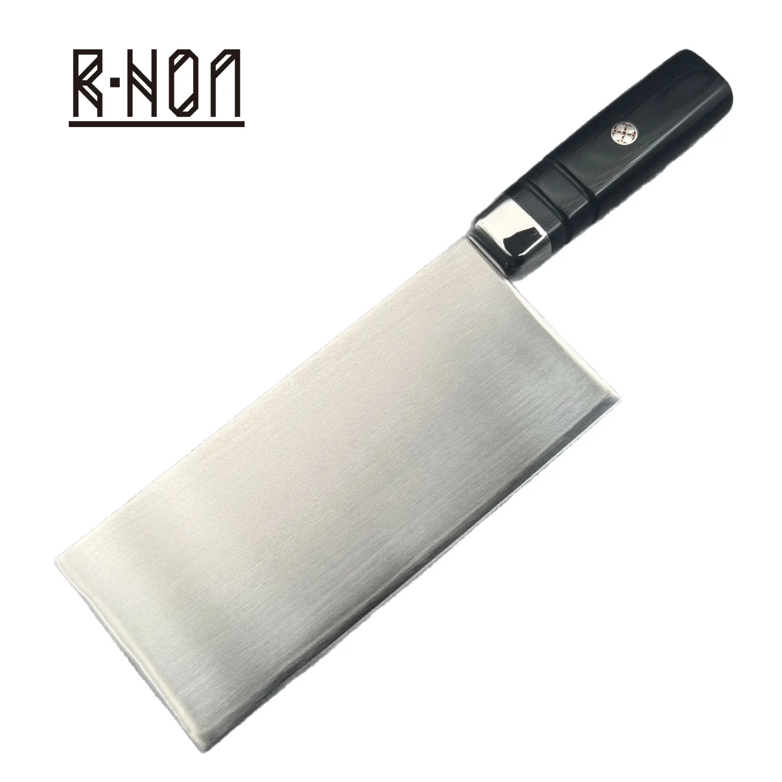 

RHON 8.2inch Cleaver Knife High Carbon S35VN Blade Edge G10 Handle Chinese Kitchen Utility Meat Slicing Vegetable Cutting Knives