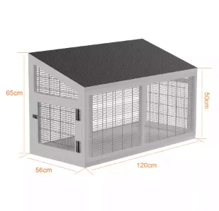 Maison en bois pour animaux de compagnie, universelle et étanche au vent pour toutes les saisons, fe