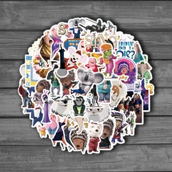 50Pcs Sing Classic Music Animated Comedy Movie Surfing For Car Refrigerator Notebook Guitar DIY Graffiti Sticker