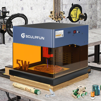 SCULPFUN ICube Pro 5W Diode Mini Laser Cutting And Engraving Machine For Wood