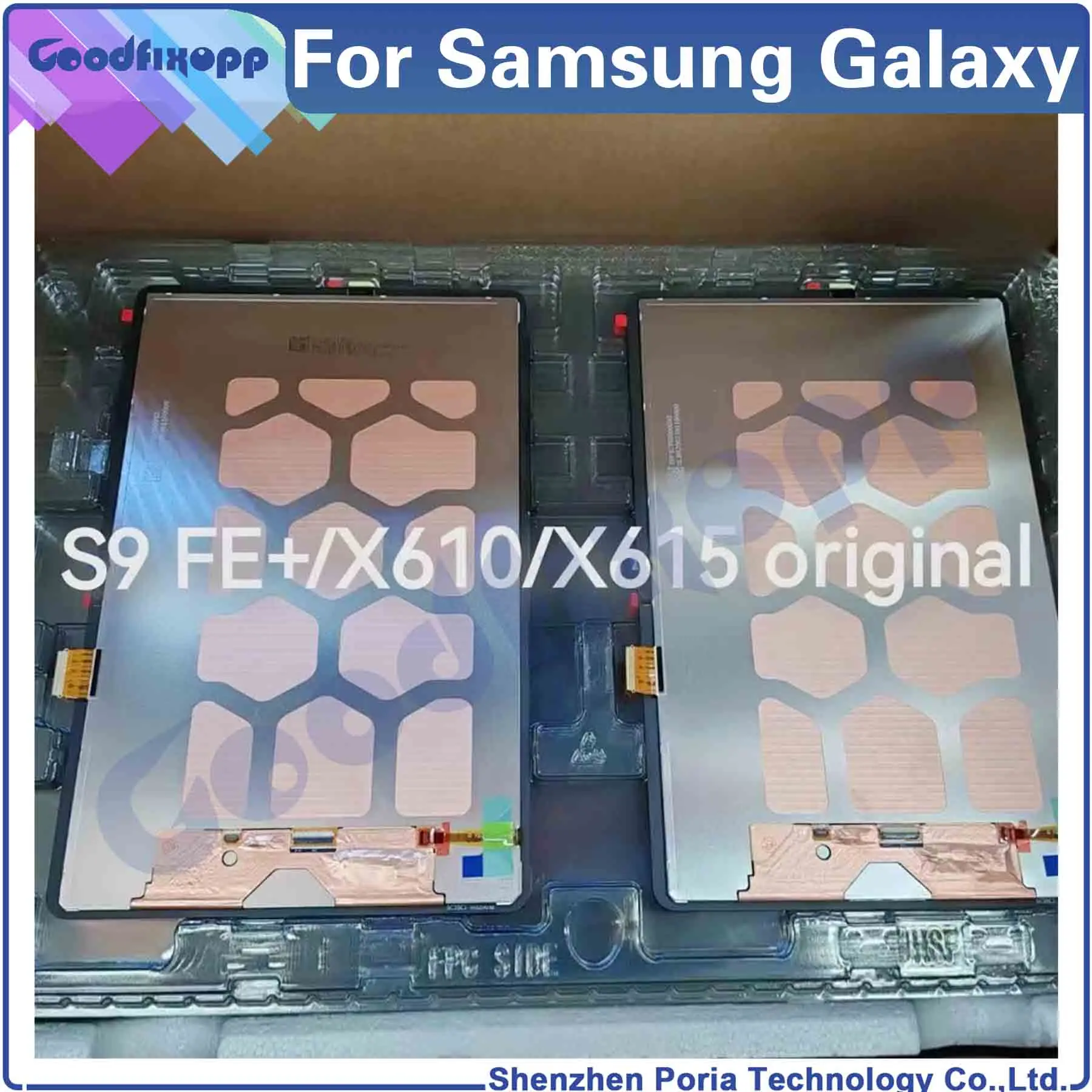 

For Samsung Galaxy Tab S9 FE+ FE Plus SM-X610 SM-X616B X610 X616B LCD Display Touch Screen Digitizer Assembly Replacement