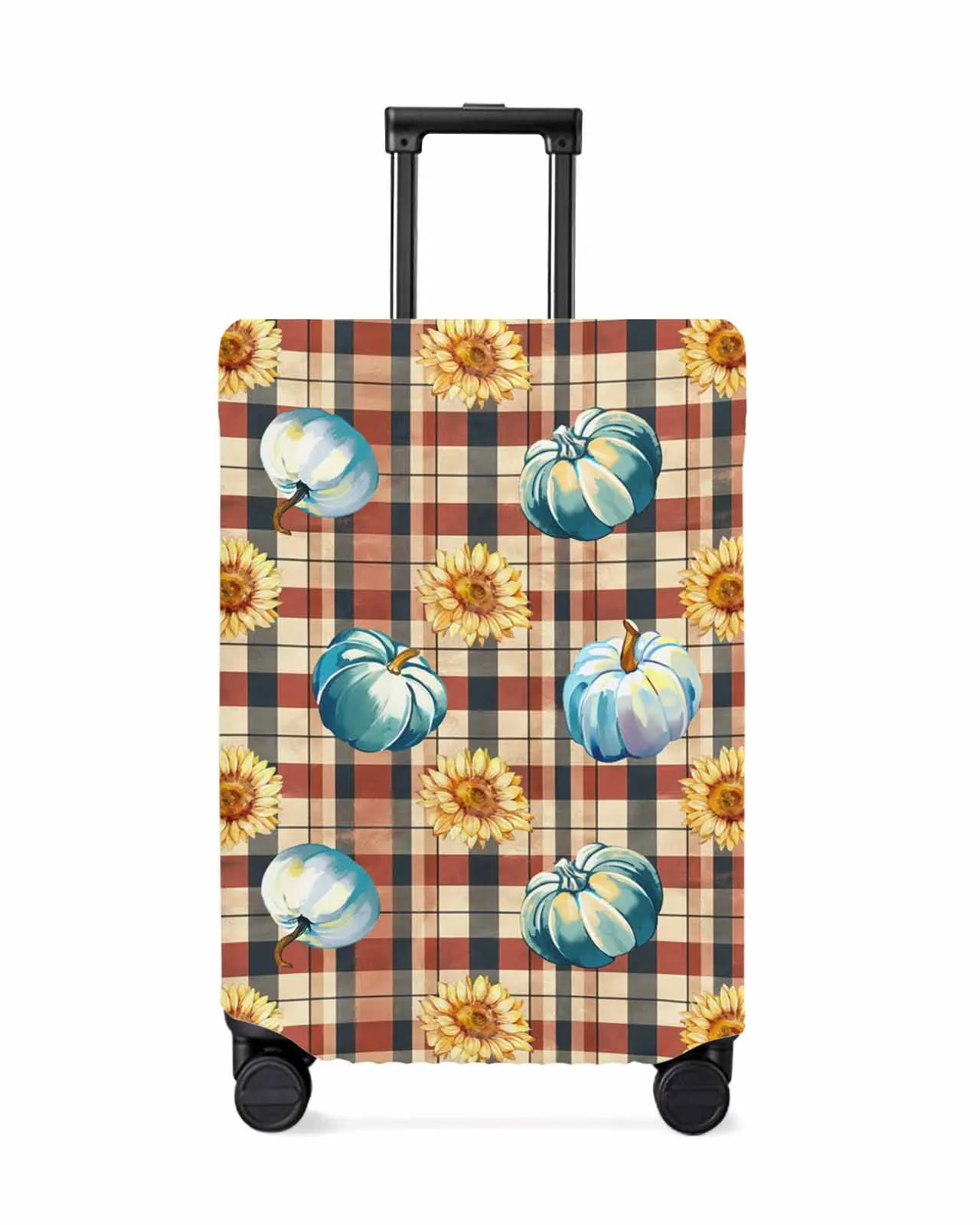 

Sunflower And Pumpkin Festival Luggage Cover Elastic Baggage Cover For 18-32 Inch Suitcase Case Dust Cover