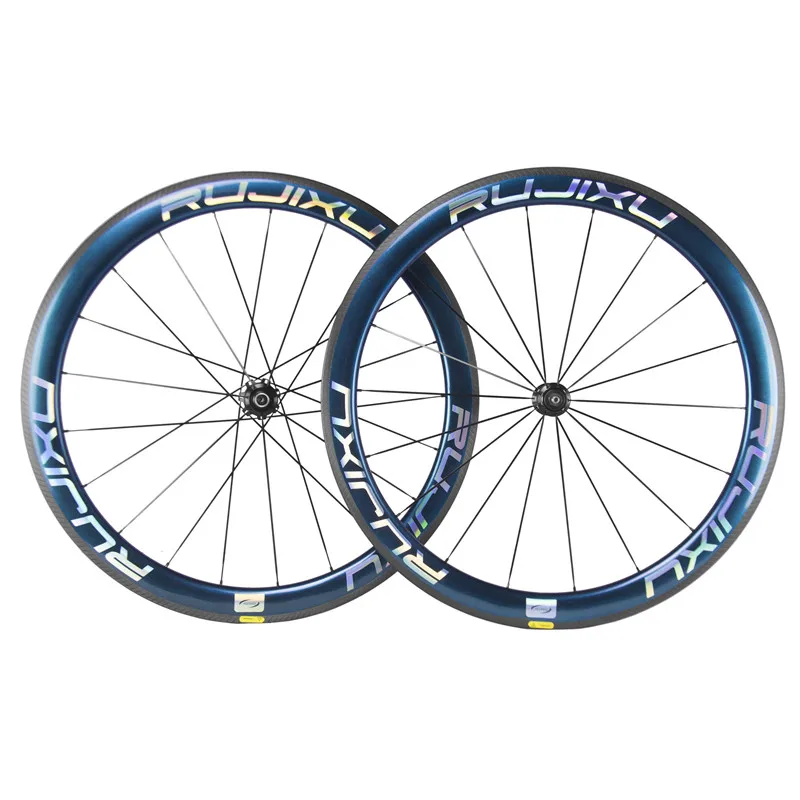 

Factory direct RUJIXU wheel set 700C road bike 50mm carbon fiber wheel set