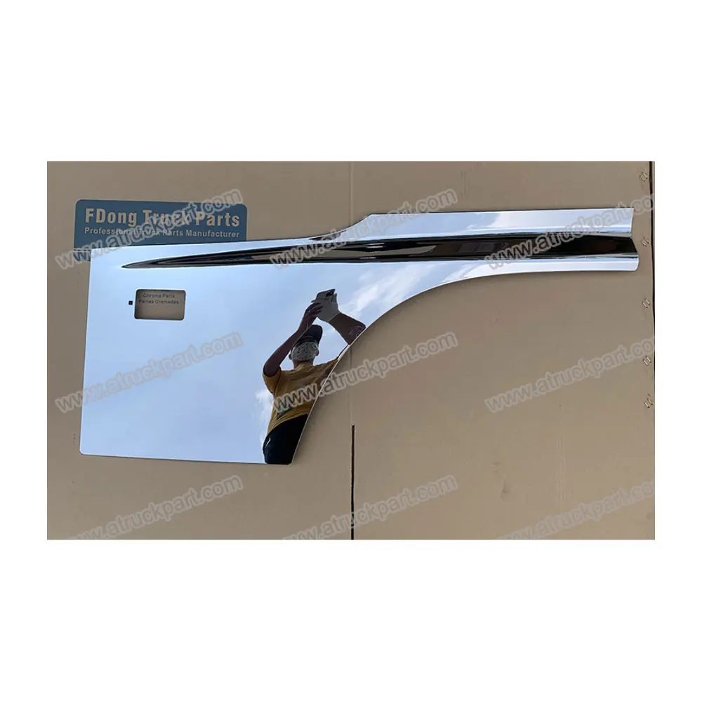 FDONG 1 Set 2 Pcs New Chrome Door Garnish for HINO MEGA 500 FC9J