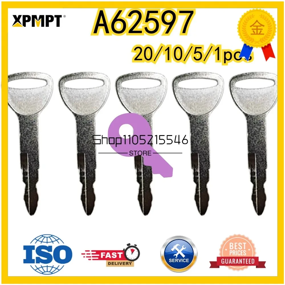 

20/10/5/1pcs New Toynew Key A62597 57591-23330-71 Ignition Keys for Toyota Forklift New Model