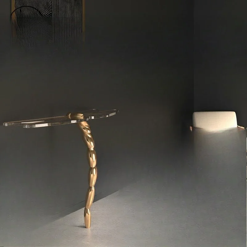 Acryl Libelle Veranda Wohnzimmer Schmetterling Tee Massivholz speziell geformter italienischer leichter Luxus moderner Tisch