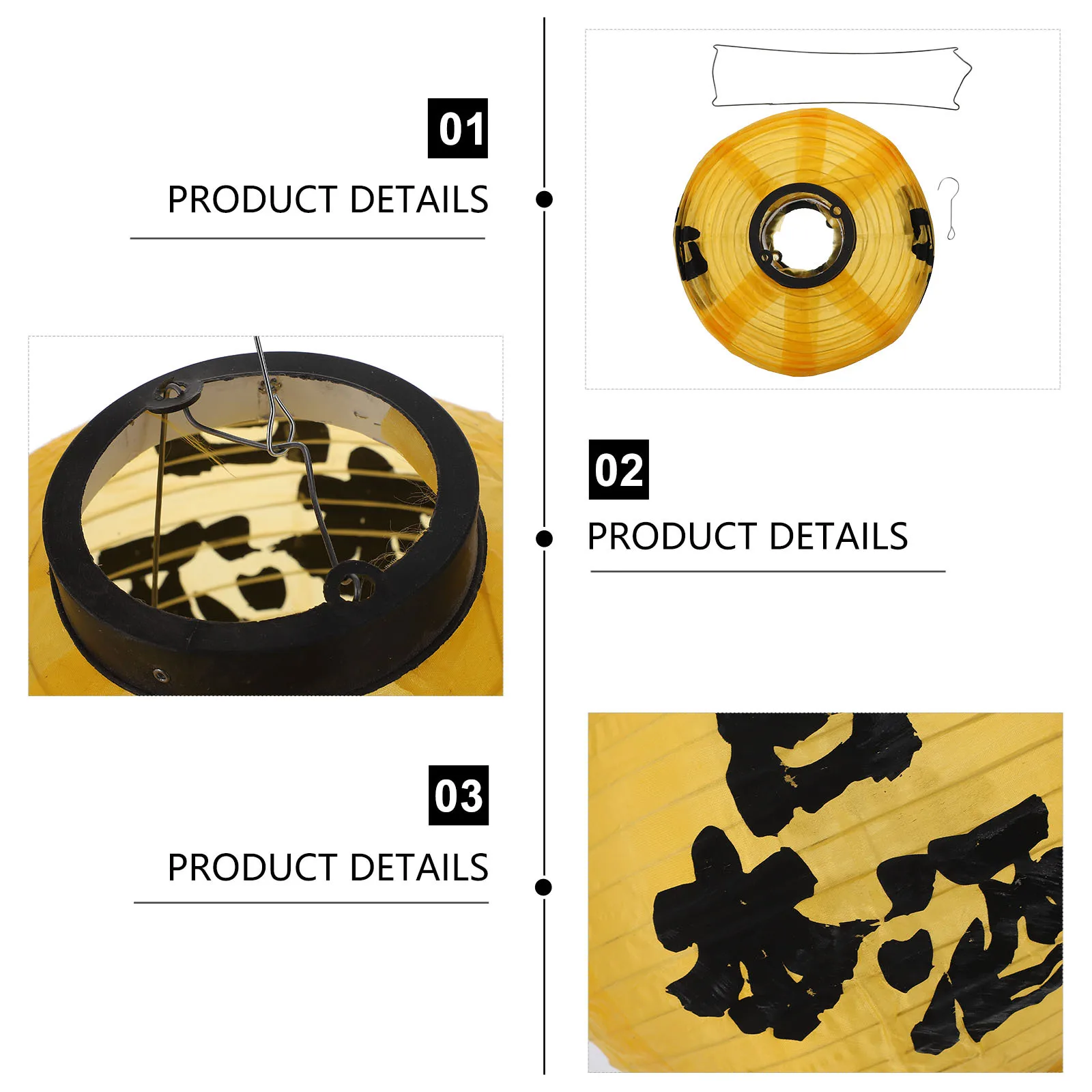 

1Pcs Practical Japanese Style Lantern Beautiful Cloth Pendant for Festive Dining and Outdoor Use Japanese Style Lantern