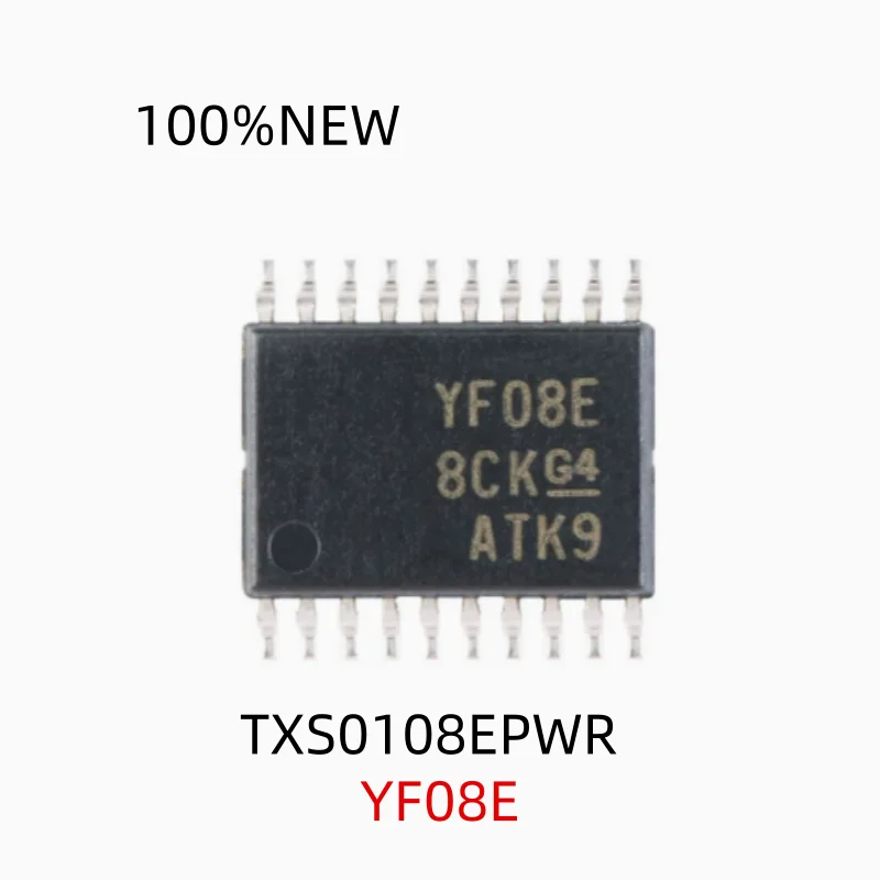 (10 Pieces) 100% New Txs0108Epwr Txs0108 Silk Screen Yf08E Tssop-20 Voltage Level Converter Chip