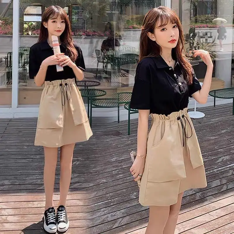 

Летняя женская юбка миди А-силуэта больших размеров, повседневная, свободного кроя, с пэчворком, на пуговицах, из полиэфирного волокна...