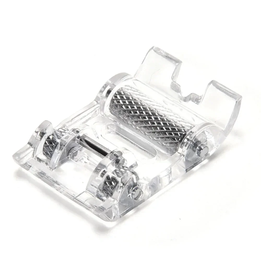 Sewing Machine Roller foot snap on feet will fit Leather Presser foot for Brother Singer Janome Babylock DIY Sewing Accessories