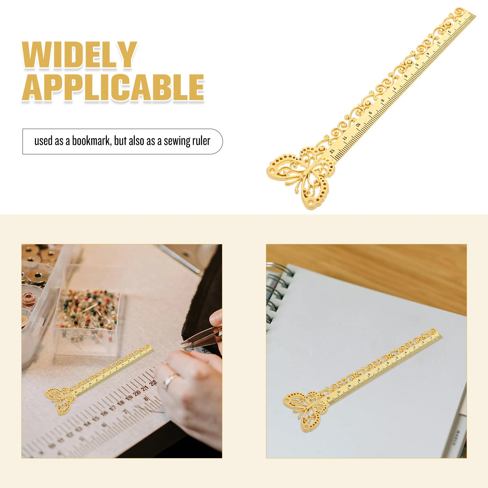 سبيكة المرجعية حاكم صنعة بديعة التصميم الإبداعي متعدد الوظائف استخدام الطلاب القرطاسية قراءة الحكام كتاب عاشق #5