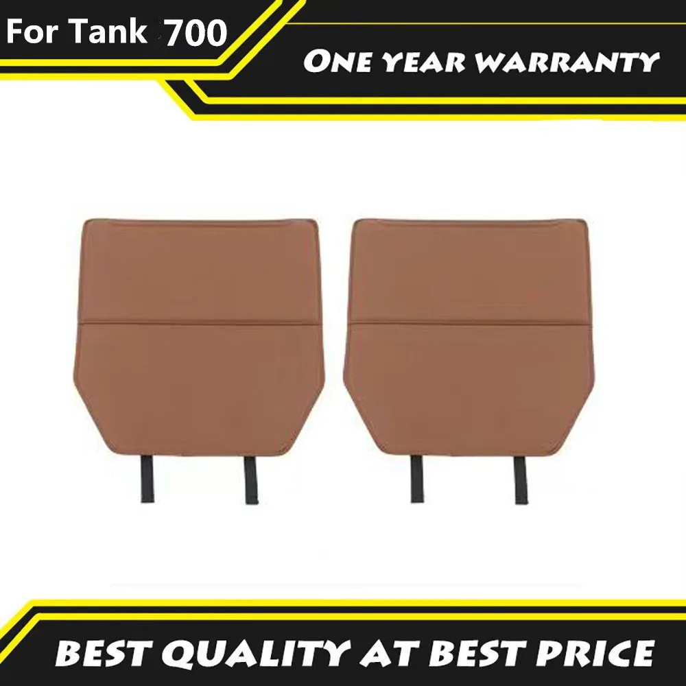 

For Tank 700HI4-T 2024 2025 Seat Backrest Anti Kick Pad Leather Interior Seat Cover Modification Special Protective Leather Cove