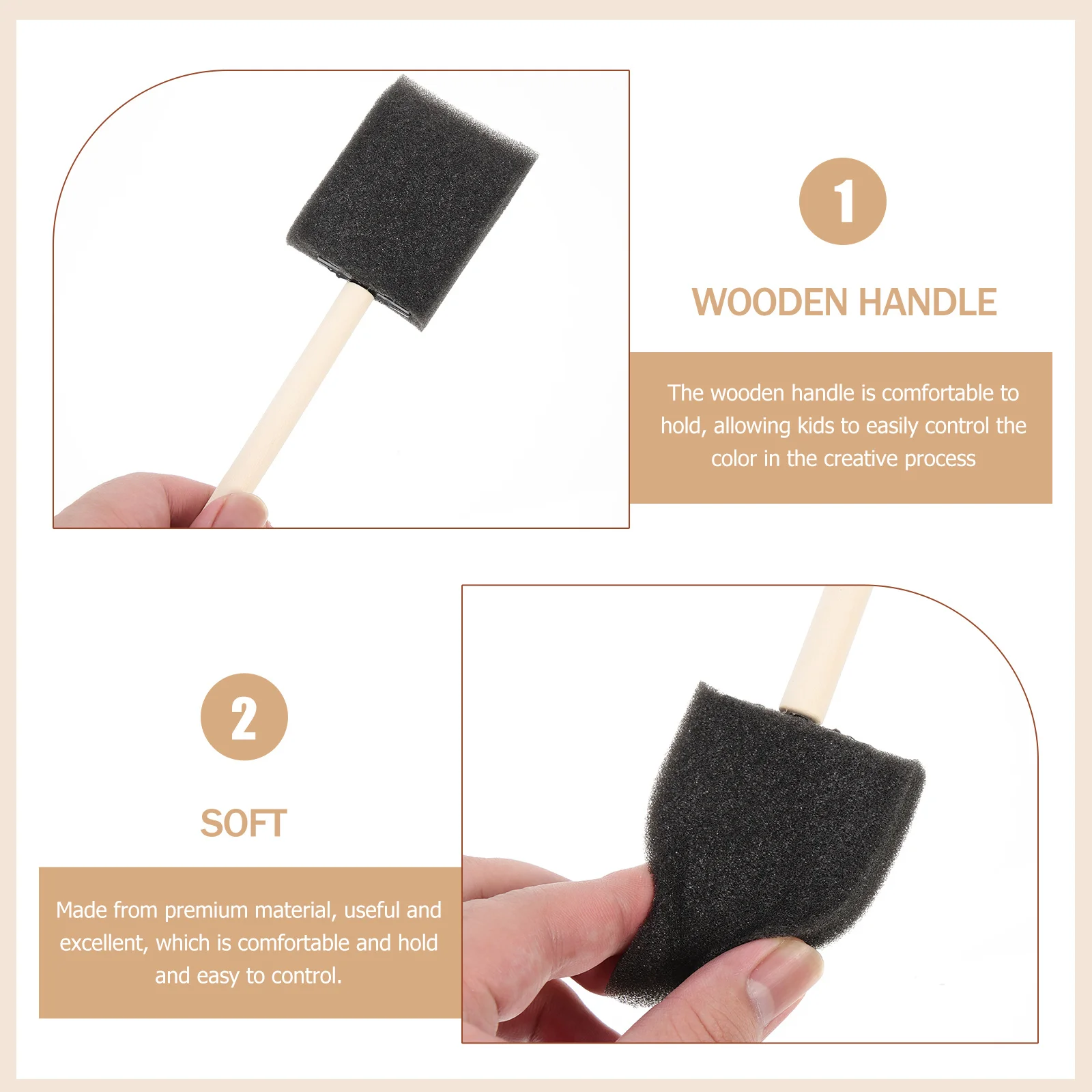 Рисунок 6 - детская губка, кисть для рисования