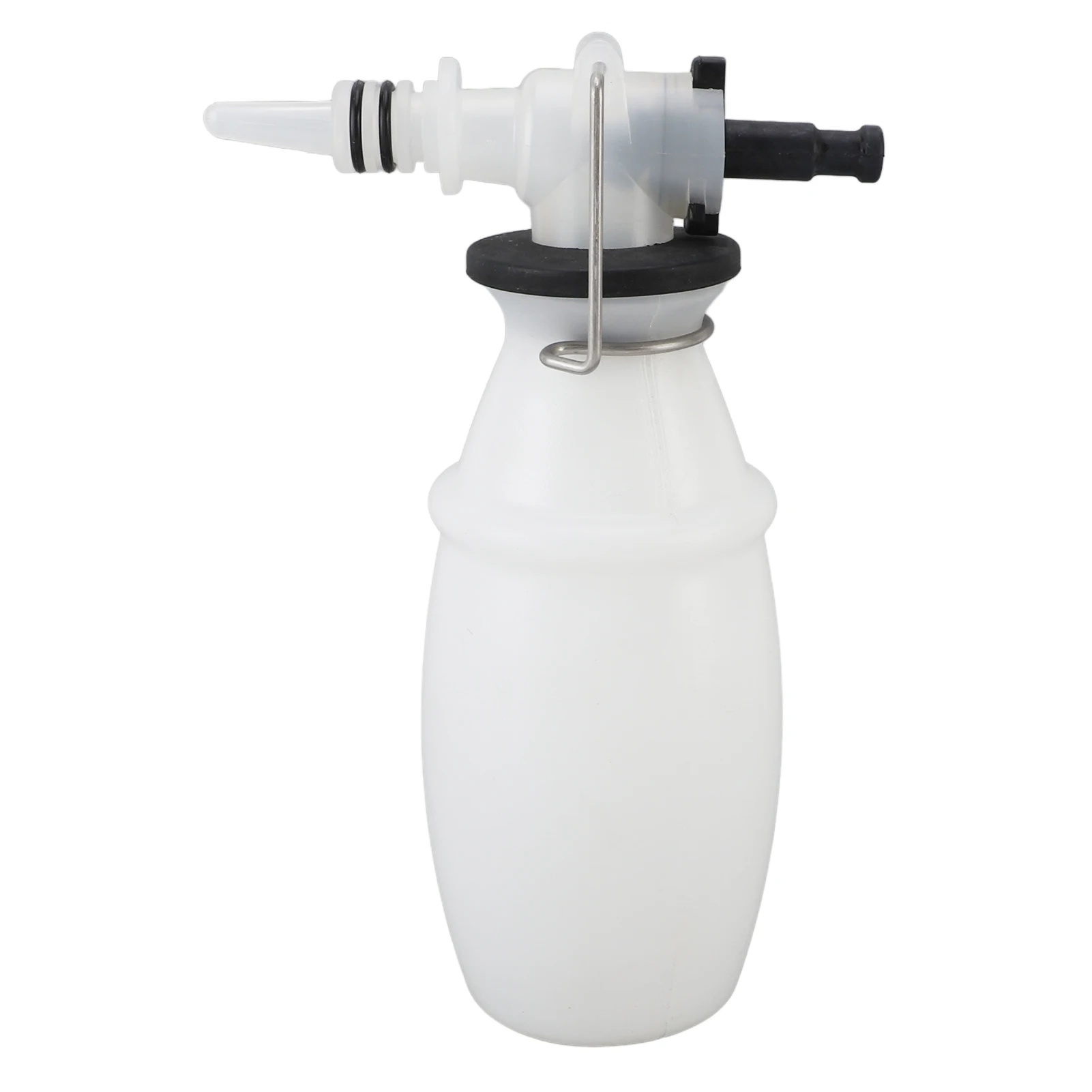 

500ml Milk Sampling Bottle PP Easy Cleaning Milk Sampling Valve Bottles With Stainless Steel Clip