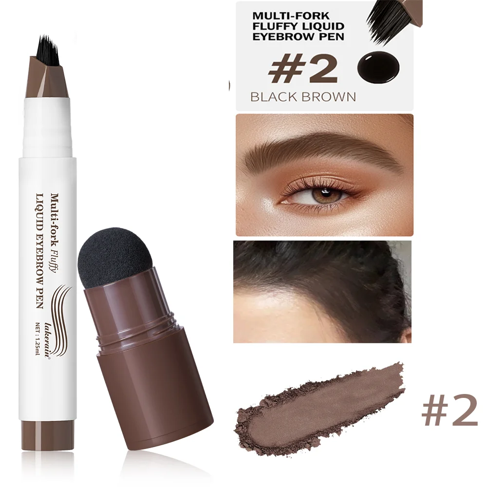 Wasserfester Haaransatz- und Wurzel-Concealer-Stift – sofortige graue Abdeckung mit leicht zu mischenem Puderstift für normales Haar