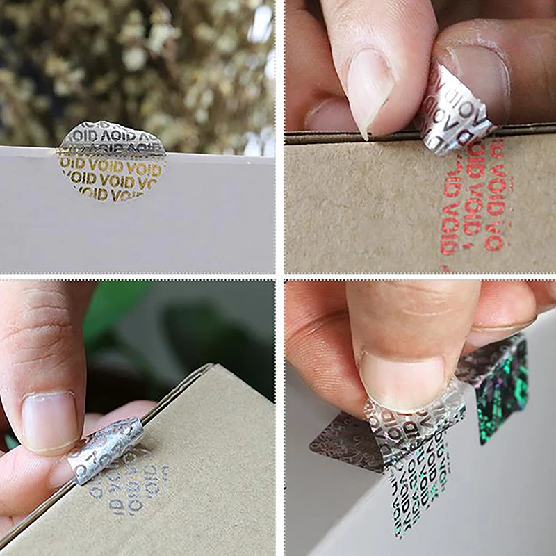 50Pcs Warranty Protection Sticker Security Seal Brittle Paper Tamper Proof Warranty Void Label Stickers Adhesive Label image 5