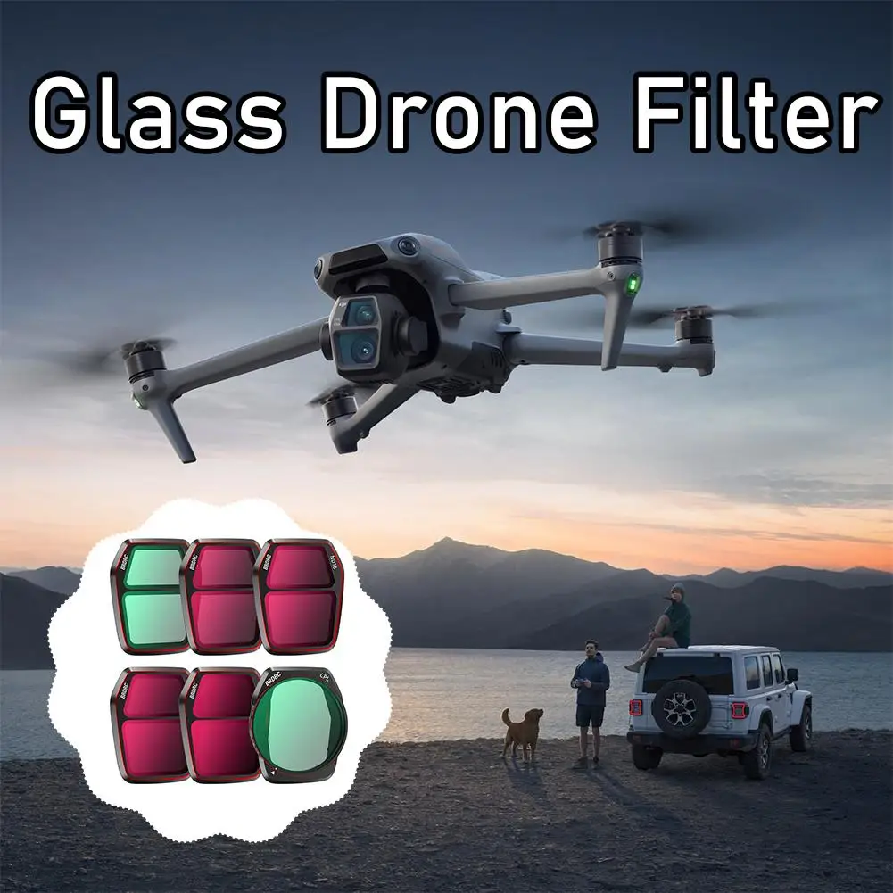 For DJI AIR3S Filter UV Protection Filter ND CPL Polarization Waterproof Anti-light Reduce Drone Glare Accessories Pollutio S3I7