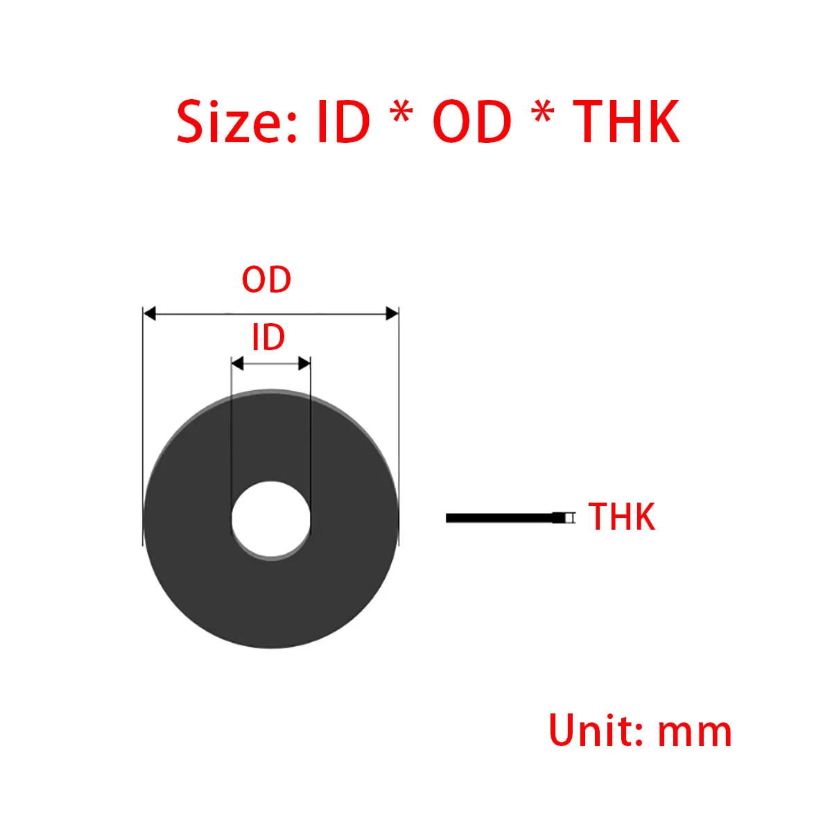 Black Soft Rubber Flat Washer Gasket Screw Insulation Sealing Ring M8 M9 M10 M11 M12 M13 M14-M22 Thickness 1/1.5/2/2.5/3/4/5mm